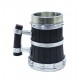 CANECA COM ALÇA MODELO BARRIL 600ML EM METAL INOX E REVESTIDA DE RESINA DE PVC REF: AP230094 CANECA COM ALÇA MODELO BARRIL 600ML EM METAL INOX E REVESTIDA DE RESINA DE PVC REF: AP230094