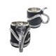 CANECA COM ALÇA MODELO COBRA 400ML EM METAL INOX E REVESTIDA DE RESINA DE PVC REF: AP230071SL CANECA COM ALÇA MODELO COBRA 400ML EM METAL INOX E REVESTIDA DE RESINA DE PVC REF: AP230071SL