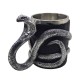 CANECA COM ALÇA MODELO COBRA 400ML EM METAL INOX E REVESTIDA DE RESINA DE PVC REF: AP230071SL CANECA COM ALÇA MODELO COBRA 400ML EM METAL INOX E REVESTIDA DE RESINA DE PVC REF: AP230071SL