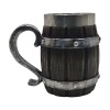 CANECA COM ALÇA MODELO BARRIL 600ML EM METAL INOX E REVESTIDA DE RESINA DE PVC REF: AP230075 CANECA COM ALÇA MODELO BARRIL 600ML EM METAL INOX E REVESTIDA DE RESINA DE PVC REF: AP230075