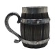 CANECA COM ALÇA MODELO BARRIL 600ML EM METAL INOX E REVESTIDA DE RESINA DE PVC REF: AP230075 CANECA COM ALÇA MODELO BARRIL 600ML EM METAL INOX E REVESTIDA DE RESINA DE PVC REF: AP230075