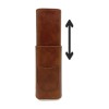 ESTOJO PORTÁTIL PARA ARMAZENAGEM DE CHARUTOS CAPACIDADE PARA 3 EM COURO SINTÉTICO REF: APGC03