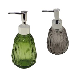 DISPENSER PORTA SABONETE LÍQUIDO DE VIDRO COM TAMPA EM BAMBU E PLÁSTICO REF: AP7143B03 DISPENSER PORTA SABONETE LÍQUIDO DE VIDRO COM TAMPA EM BAMBU E PLÁSTICO REF: AP7143B03