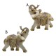 ENFEITE DECORATIVO DE MESA MODELO ELEFANTE EM RESINA PLÁSTICA REF: AP22738