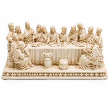 ENFEITE DECORATIVO DE MESA MODELO A ÚLTIMA CEIA EM RESINA PLÁSTICA REF: APW934 ENFEITE DECORATIVO DE MESA MODELO A ÚLTIMA CEIA EM RESINA PLÁSTICA REF: APW934