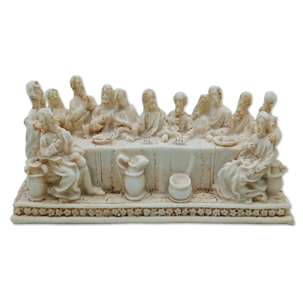 ENFEITE DECORATIVO DE MESA MODELO A ÚLTIMA CEIA EM RESINA PLÁSTICA REF: APW934