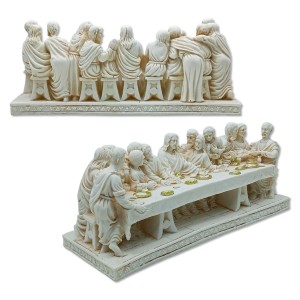 ENFEITE DECORATIVO MODELO A ÚLTIMA CEIA EM RESINA PLÁSTICA REF: APW2341