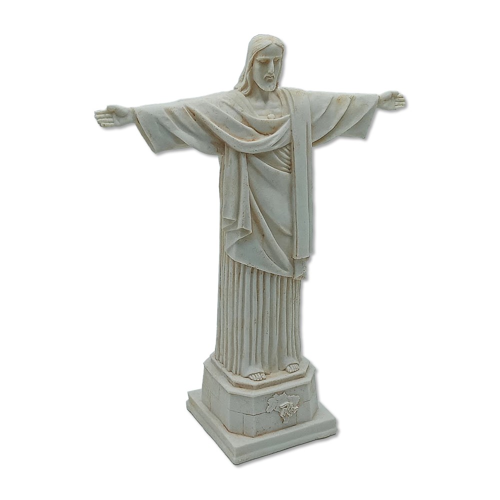 ENFEITE DECOATIVO DE MESA MODELO CRISTO REDENTOR RESINA PLÁSTICA REF: APW2177 ENFEITE DECOATIVO DE MESA MODELO CRISTO REDENTOR RESINA PLÁSTICA REF: APW2177