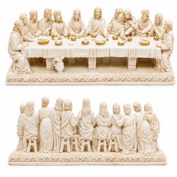 ENFEITE DECORATIVO DE MESA MODELO A ÚLTIMA CEIA EM RESINA PLÁSTICA REF: APW2342 ENFEITE DECORATIVO DE MESA MODELO A ÚLTIMA CEIA EM RESINA PLÁSTICA REF: APW2342