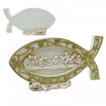 ENFEITE DECORATIVO MODELO A ÚLTIMA CEIA EM RESINA PLÁSTICA REF: APW2216 ENFEITE DECORATIVO MODELO A ÚLTIMA CEIA EM RESINA PLÁSTICA REF: APW2216