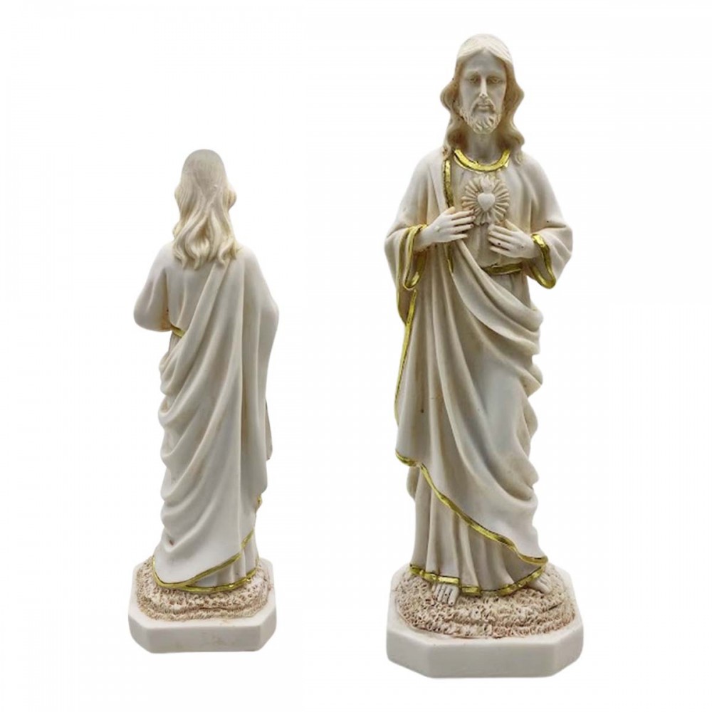 ENFEITE DECORATIVO DE MESA MODELO JESUS CRISTO EM RESINA PLÁSTICA REF: APW302