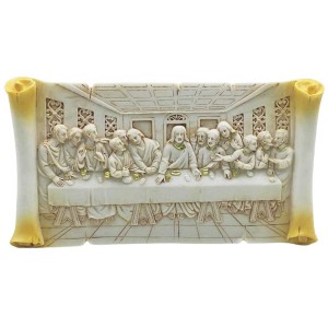 ENFEITE DECORATIVO MODELO A ÚLTIMA CEIA EM RESINA PLÁSTICA REF: APW2001-4 ENFEITE DECORATIVO MODELO A ÚLTIMA CEIA EM RESINA PLÁSTICA REF: APW2001-4