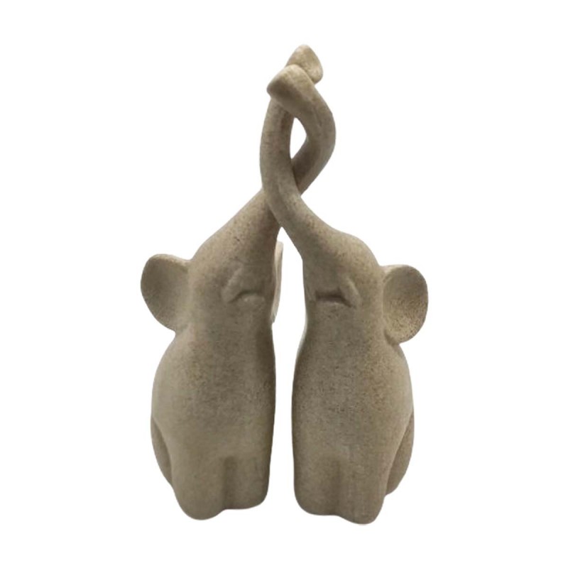 ENFEITE DECORATIVO MODELO CASAL DE ELEFANTES EM RESINA PLÁSTICA REF: AP7737E-2 ENFEITE DECORATIVO MODELO CASAL DE ELEFANTES EM RESINA PLÁSTICA REF: AP7737E-2