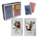 KIT 2 JOGOS DE BARALHOS COM CARTAS EM PLÁSTICO REF: APPK08