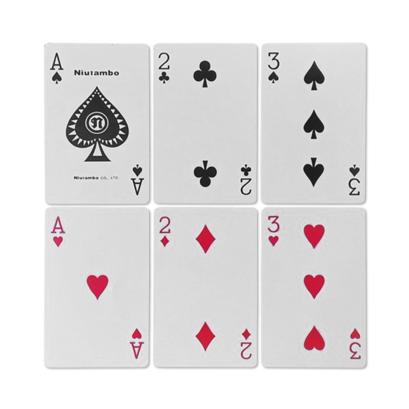 KIT 2 JOGOS DE BARALHOS COM CARTAS DE PLÁSTICO REF: APPK08