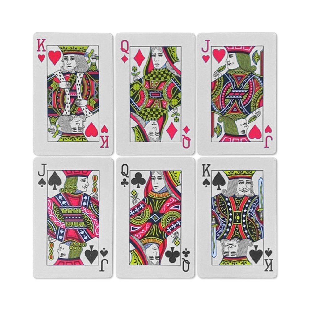 KIT 2 JOGOS DE BARALHOS COM CARTAS EM PLÁSTICO REF: APPK08