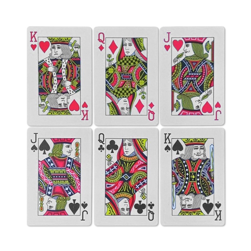 KIT 2 JOGOS DE BARALHOS COM CARTAS DE PLÁSTICO REF: APPK08