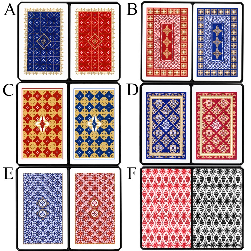 KIT 2 JOGOS DE BARALHOS COM CARTAS DE PLÁSTICO REF: APPK08 KIT 2 JOGOS DE BARALHOS COM CARTAS DE PLÁSTICO REF: APPK08
