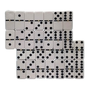 JOGO DE DOMINÓ NA MALETA COM 28 PEDRAS EM MELAMINA REF: AP5012PU