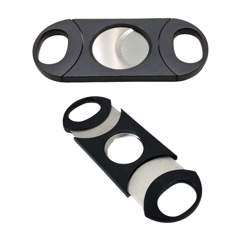 TESOURA CORTADOR DE CHARUTO EM METAL INOX E PLÁSTICO REF: APXJ-24