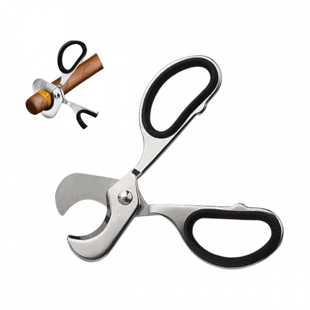 TESOURA PARA CORTAR CHARUTO EM METAL INOX E PLÁSTICO REF: APXJ15