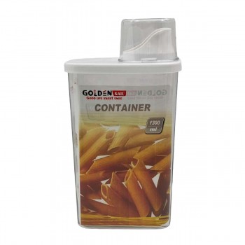 POTE HERMÉTICO 1300ML PARA ARMAZENAR MANTIMENTOS EM PLÁSTICO REF: AP3740 POTE HERMÉTICO 1300ML PARA ARMAZENAR MANTIMENTOS EM PLÁSTICO REF: AP3740