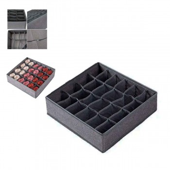 ORGANIZADOR COM 20 DIVISÓRIAS PARA GAVETA EM TECIDO REF: AP34140S-20 