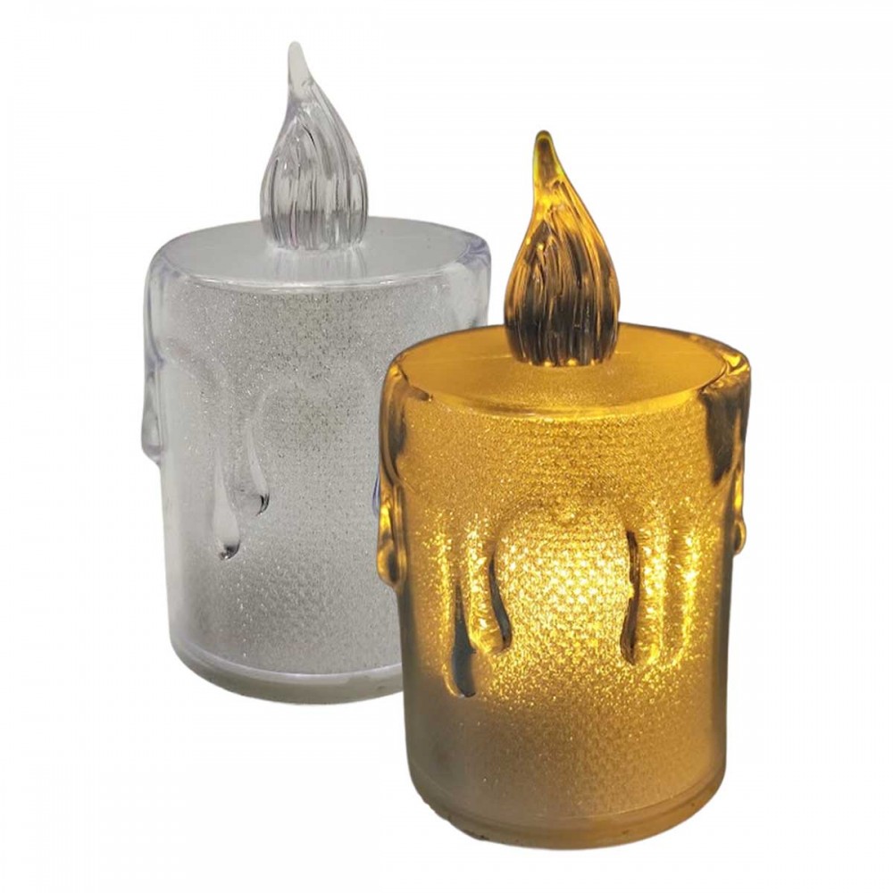 LUMINÁRIA DECORATIVA DE MESA MODELO VELA DE LED EM PLÁSTICO REF: APTCS03 LUMINÁRIA DECORATIVA DE MESA MODELO VELA DE LED EM PLÁSTICO REF: APTCS03