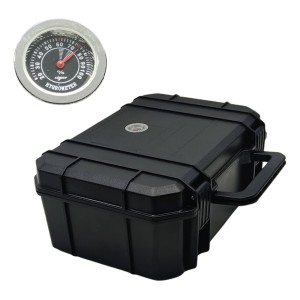 CAIXA UMIDORA PARA TRANSPORTE E ARMAZENAGEM DE 14 À 21 CHARUTOS EM PLÁSTICO ABS REF: APNEW-1601 CAIXA UMIDORA PARA TRANSPORTE E ARMAZENAGEM DE 14 À 21 CHARUTOS EM PLÁSTICO ABS REF: APNEW-1601