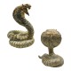 ENFEITE DECORATIVO DE MESA MODELO COBRA EM RESINA PLÁSTICA REF: AP674801S
