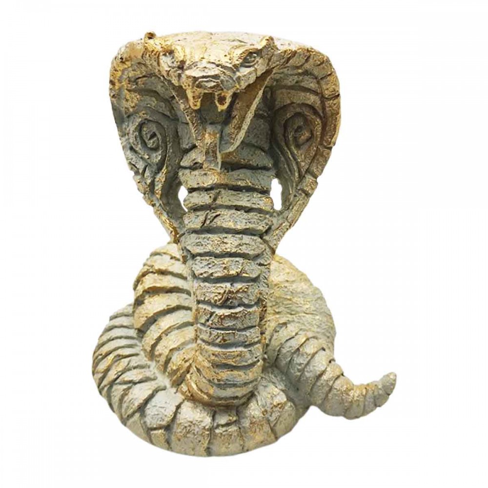 ENFEITE DECORATIVO DE MESA MODELO COBRA EM RESINA PLÁSTICA REF: AP674801S