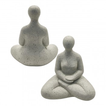 ENFEITE DECORATIVO DE MESA MODELO YOGA EM RESINA PLÁSTICA REF: AP674807S ENFEITE DECORATIVO DE MESA MODELO YOGA EM RESINA PLÁSTICA REF: AP674807S
