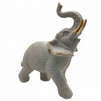 ENFEITE DECORATIVO DE MESA MODELO ELEFANTE EM RESINA PLÁSTICA REF: AP6748E11