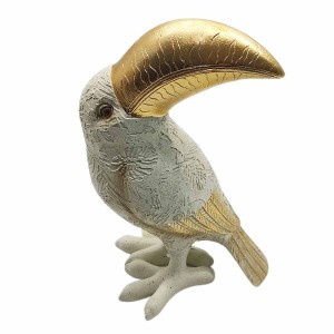 ENFEITE DECORATIVO DE MESA MODELO TUCANO EM RESINA PLÁSTICA REF: AP6748B13