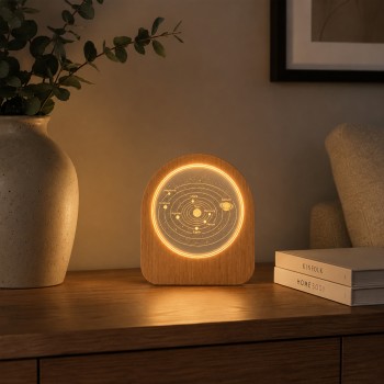LUMINÁRIA DECORATIVA EM VIDRO COM SUPORTE MODELO SISTEMA SOLAR REF: AP7814YT-6LX LUMINÁRIA DECORATIVA EM VIDRO COM SUPORTE MODELO SISTEMA SOLAR REF: AP7814YT-6LX