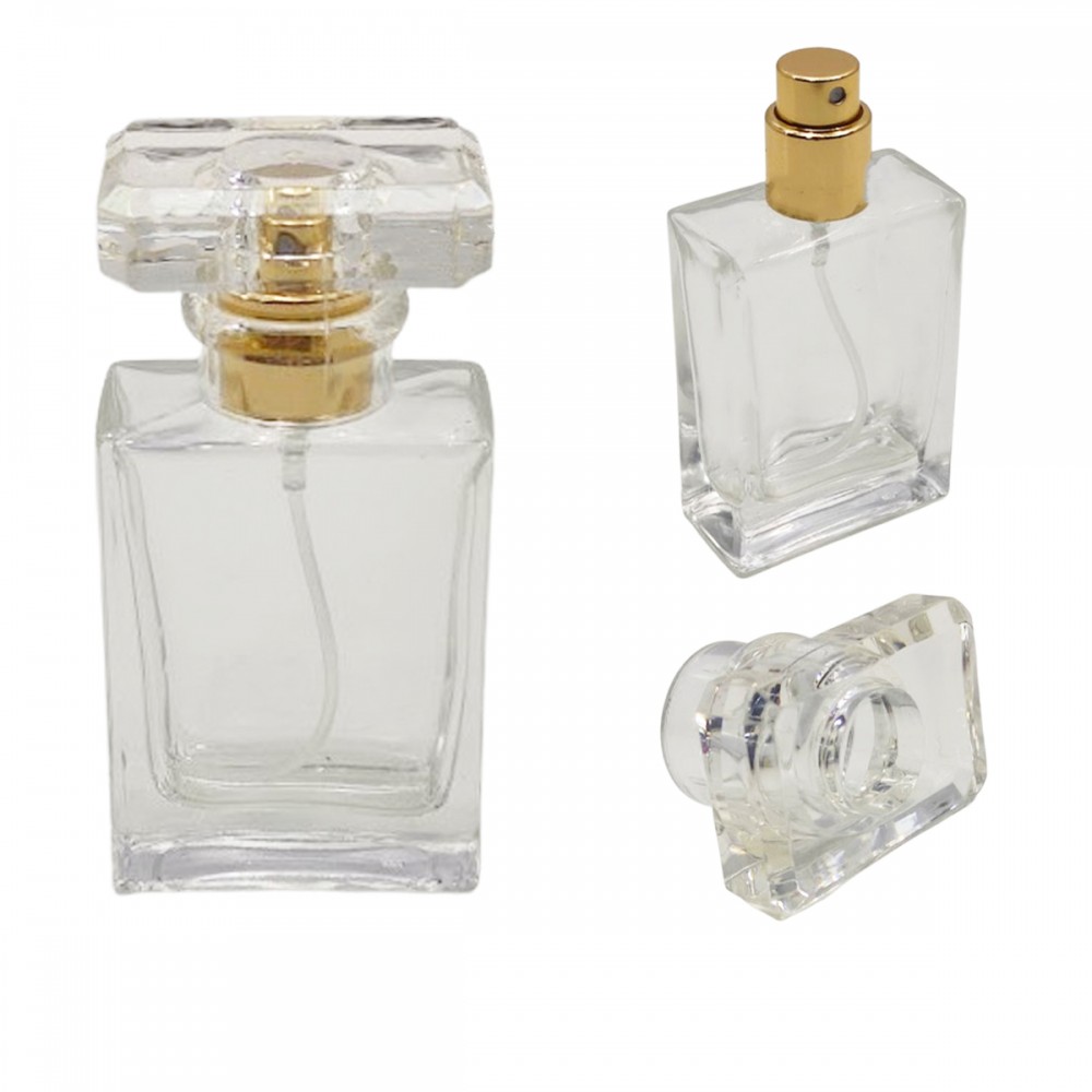 FRASCO PORTA PERFUME EM VIDRO E PLÁSTICO PP CAPACIDADE DE 30ML REF: AP26335-2 FRASCO PORTA PERFUME EM VIDRO E PLÁSTICO PP CAPACIDADE DE 30ML REF: AP26335-2