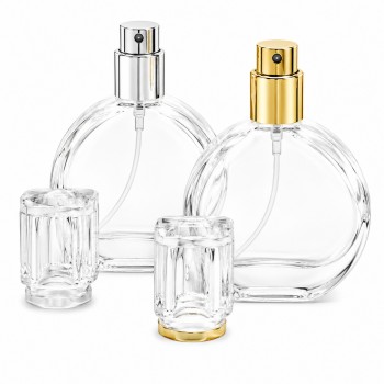 FRASCO PORTA PERFUME EM VIDRO E TAMPA EM PLÁSTICO CAPACIDADE DE 25ML REF: AP26335-4