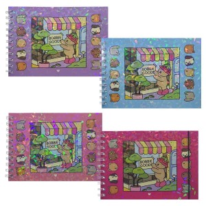 CADERNO DE COLORIR COM ELÁSTICO A4 COM 48 FOLHAS CAPA MOLE REF: APWA401