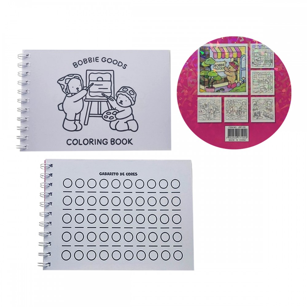 CADERNO DE COLORIR COM ELÁSTICO A4 COM 48 FOLHAS CAPA MOLE REF: APWA401 CADERNO DE COLORIR COM ELÁSTICO A4 COM 48 FOLHAS CAPA MOLE REF: APWA401