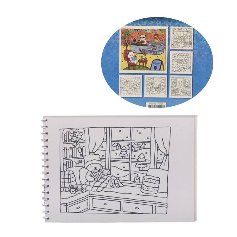 CADERNO DE COLORIR COM ELÁSTICO A4 COM 48 FOLHAS CAPA MOLE REF: APWA403 CADERNO DE COLORIR COM ELÁSTICO A4 COM 48 FOLHAS CAPA MOLE REF: APWA403