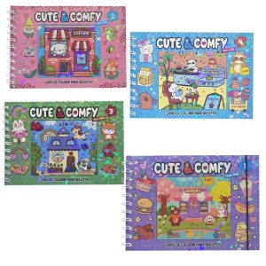 CADERNO DE COLORIR COM ELÁSTICO A5 COM 48 FOLHAS CAPA MOLE REF: APWA509 CADERNO DE COLORIR COM ELÁSTICO A5 COM 48 FOLHAS CAPA MOLE REF: APWA509