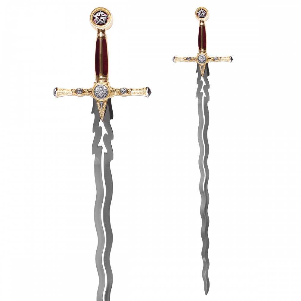 ESPADA DECORATIVA COM LÂMINA SEM CORTE E SUPORTE DE MADEIRA REF: PFL25963 ESPADA DECORATIVA COM LÂMINA SEM CORTE E SUPORTE DE MADEIRA REF: PFL25963