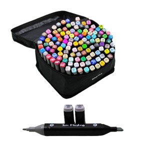 KIT COM 120 CANETAS MARCADORAS DE PONTA DUPLA PROFISSIONAL REF: APAM-120 KIT COM 120 CANETAS MARCADORAS DE PONTA DUPLA PROFISSIONAL REF: APAM-120