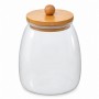  POTE DE VIDRO COM TAMPA EM BAMBU 1000ML REF: APPD1000ML