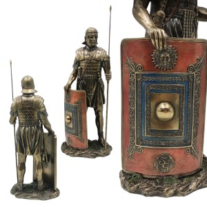 ENFEITE DE MESA MODELO SOLDADO ROMANO EM RESINA PLÁSTICA REF: APWU76048A4