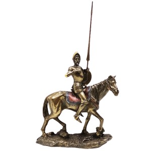 ENFEITE DE MESA MODELO DOM QUIXOTE EM RESINA PLÁSTICA REF: APWU76512A4