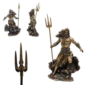 ENFEITE DE MESA MODELO POSEIDON EM RESINA PLÁSTICA REF: APWU76773A4