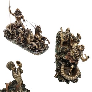 ENFEITE DE MESA MODELO POSEIDON EM RESINA PLÁSTICA REF: APWU76279A4