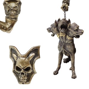 ENFEITE DE MESA MODELO HADES EM RESINA PLÁSTICA REF: APWU77298A4