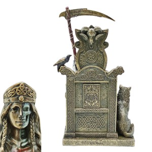 ENFEITE DE MESA MODELO HEL DEUSA NÓRDICA EM RESINA PLÁSTICA REF: APWU77869A4 ENFEITE DE MESA MODELO HEL DEUSA NÓRDICA EM RESINA PLÁSTICA REF: APWU77869A4